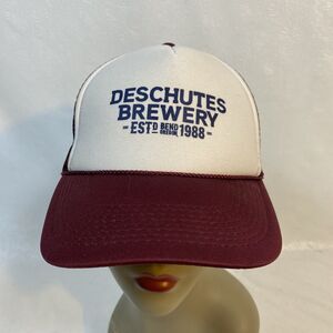 Deschutes Maroon Snapback Cap
